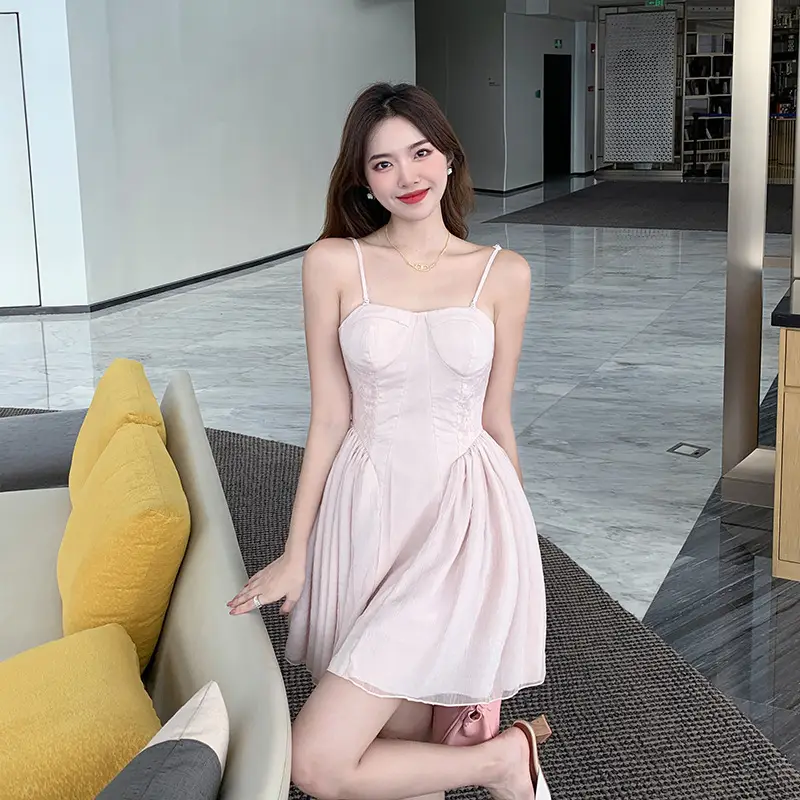 Women's Strapless Lace Dress Rose Forest Peony - Image 7