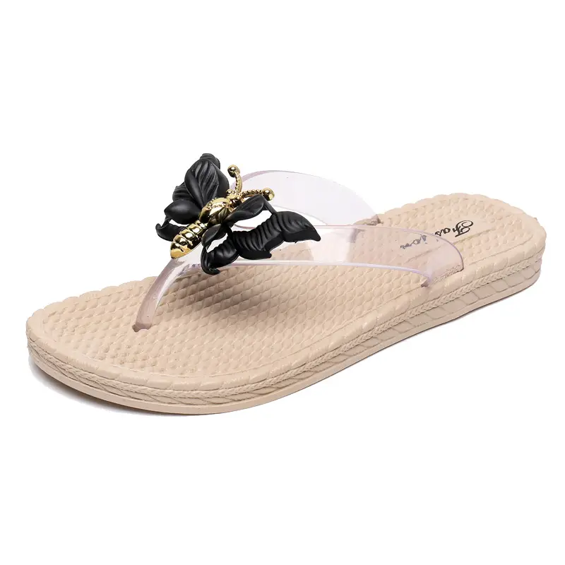 Women's Butterfly Leaf Flat Slippers Summer - Image 18