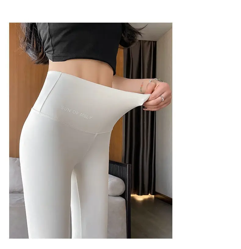 Women Shark Pants Gray Slim Fit Summer Leggings — feature 28