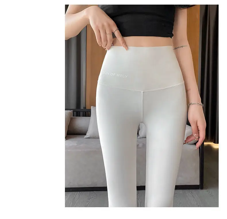 Women Shark Pants Gray Slim Fit Summer Leggings — feature 29