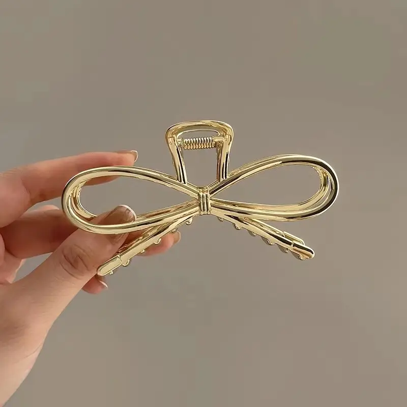 Korean Bow Hairpin Women's Back Clip Large Style - Image 6