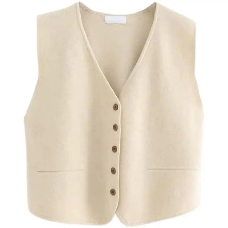 Japanese Style Knitted Vest for Women 2025 New Autumn - Image 6