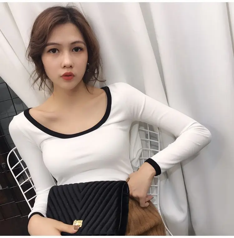 Women's Yellow Slim Fit Low Cut T-Shirt Top — feature 12