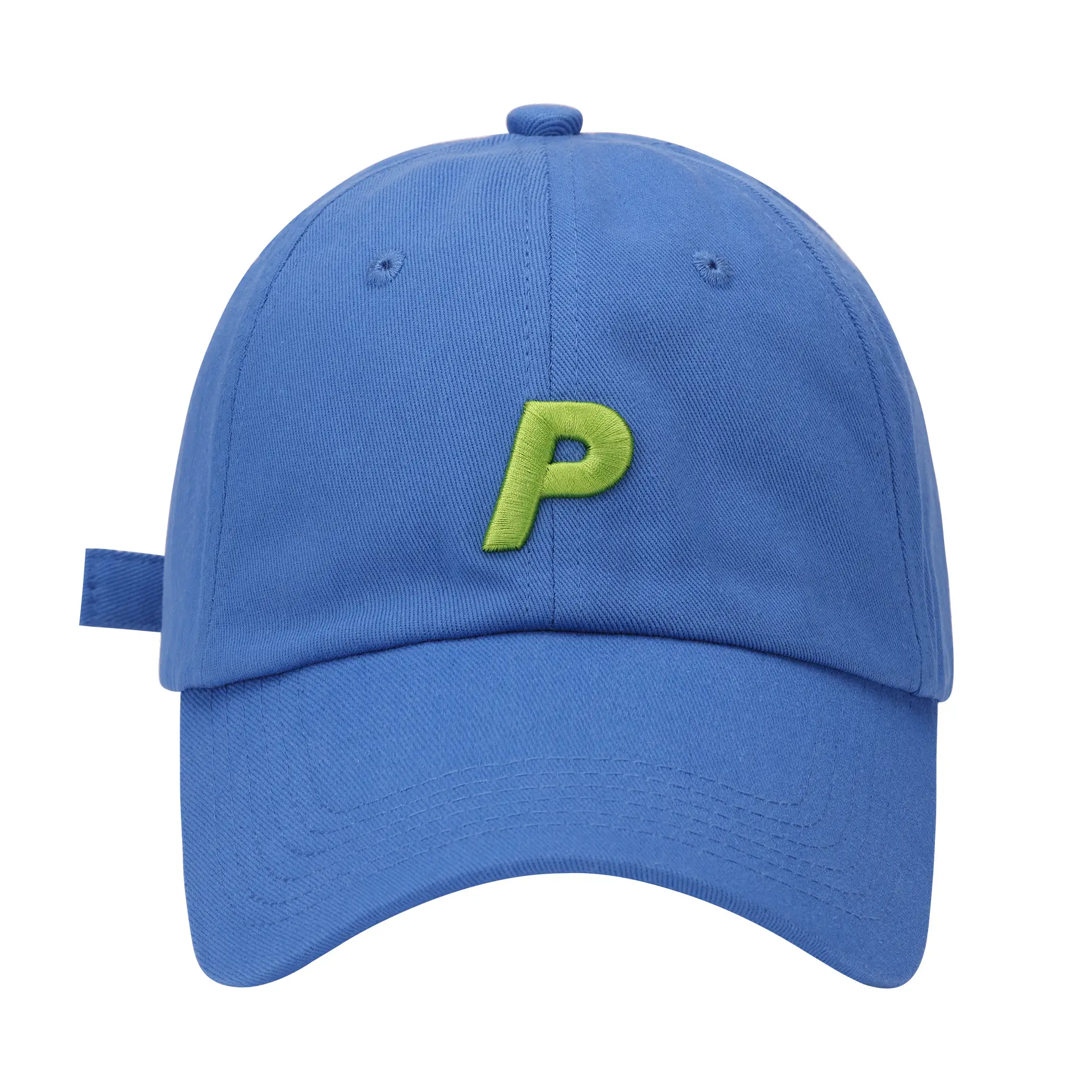 Women Olive Green P Cap with Adjustable Strap - Image 5