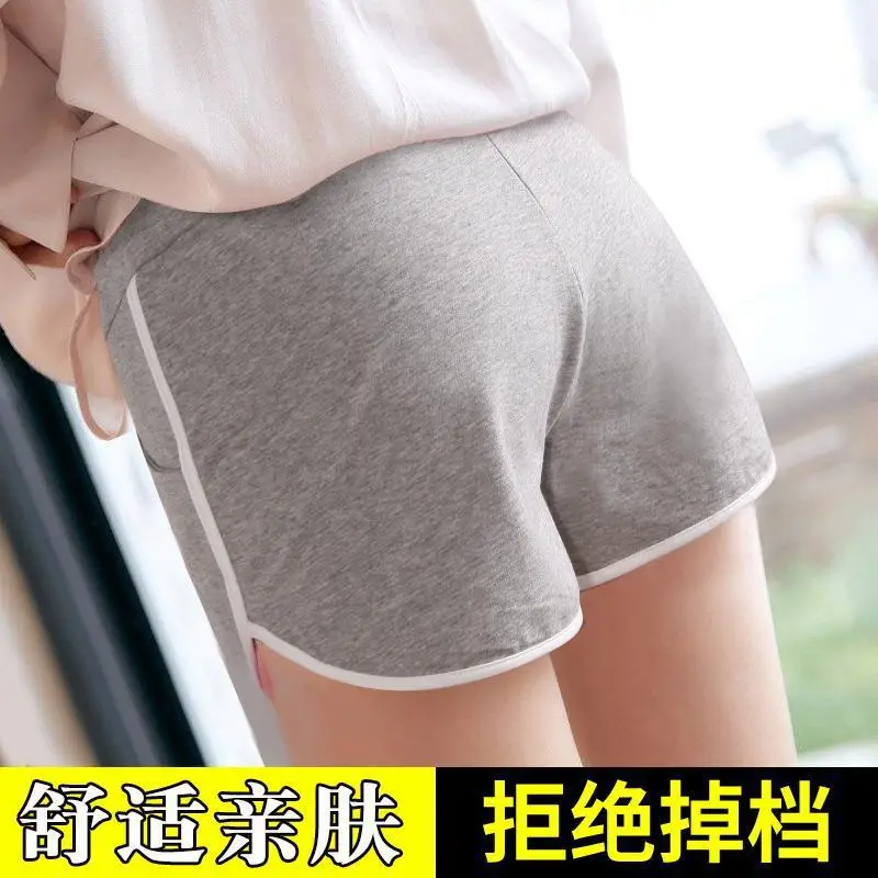 Pregnant Women Grey Shorts Spring Summer Leggings - Image 5