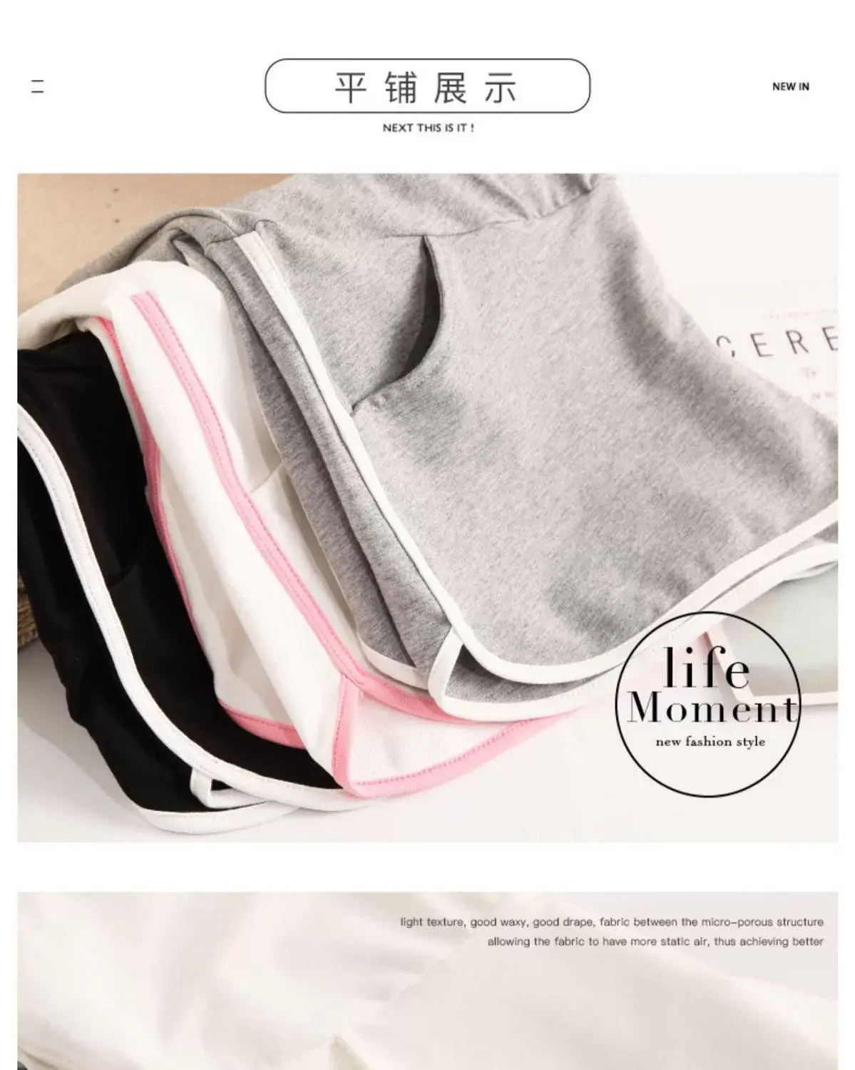 Pregnant Women Grey Shorts Spring Summer Leggings — feature 49