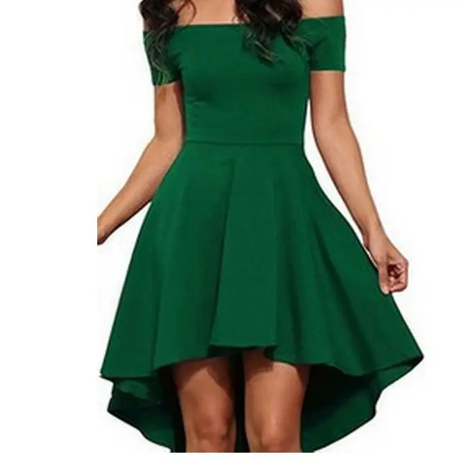 Women's Maroon Off-Shoulder Swallowtail Skirt Set
