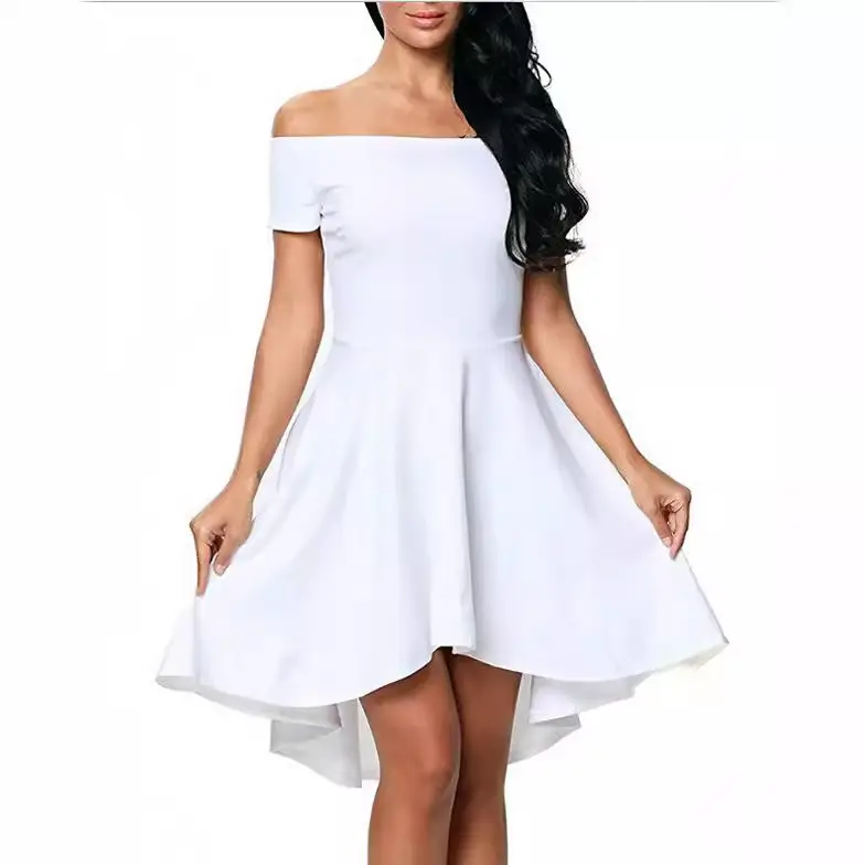 Women's Maroon Off-Shoulder Swallowtail Skirt Set