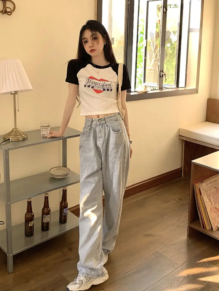 Women Muscular Printed T-Shirt Short Sleeve Summer 2025 — feature 18