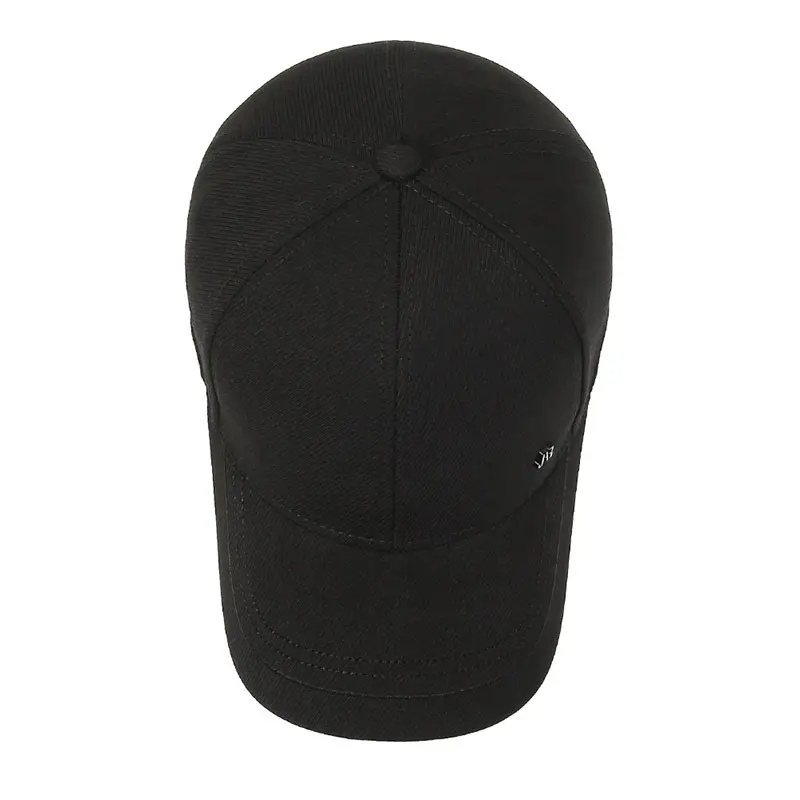 Men's Black Baseball Cap Travel Sunscreen Elderly Sports Cap - Image 7