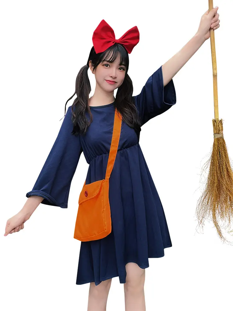 Two-Dimensional Adult Cosplay Costume Witch's Delivery Service Kiki Parent-Child Anime Cosplay