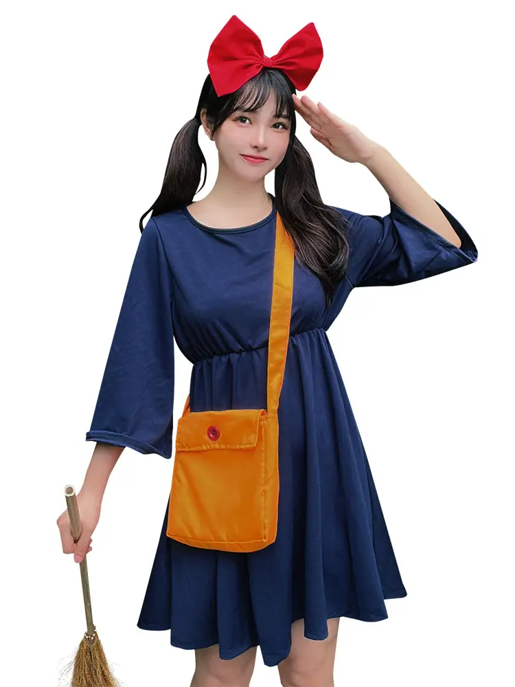 Two-Dimensional Adult Cosplay Costume Witch's Delivery Service Kiki Parent-Child Anime Cosplay
