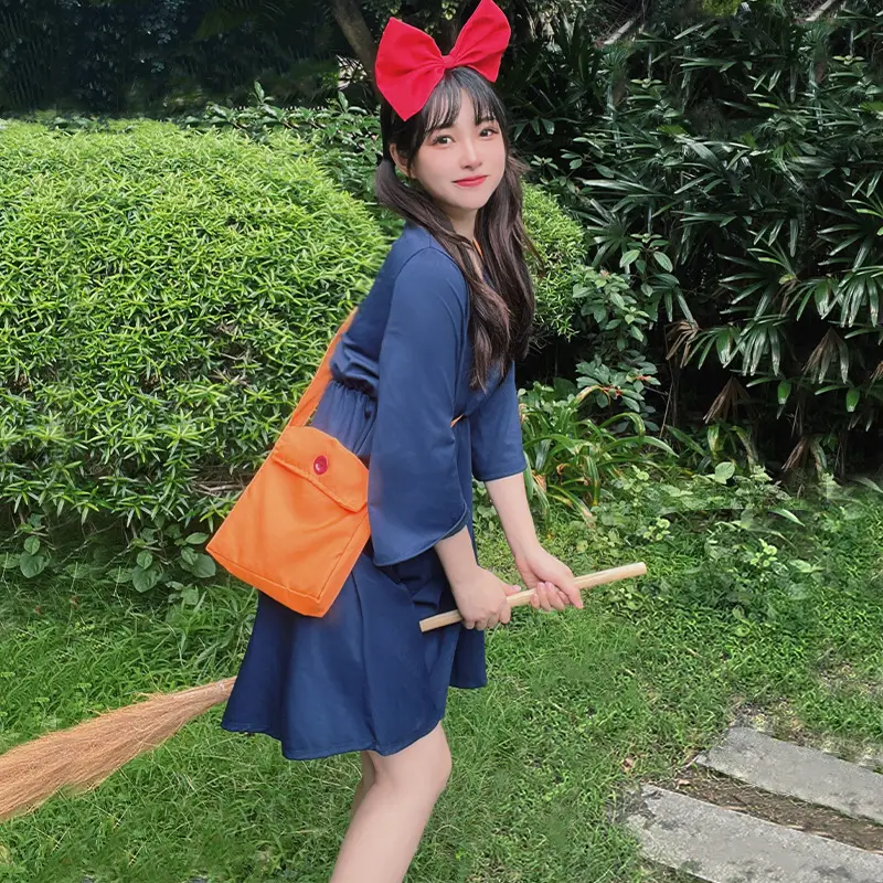Two-Dimensional Adult Cosplay Costume Witch's Delivery Service Kiki Parent-Child Anime Cosplay — feature 12