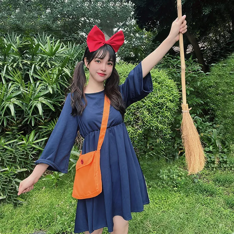 Two-Dimensional Adult Cosplay Costume Witch's Delivery Service Kiki Parent-Child Anime Cosplay — feature 13