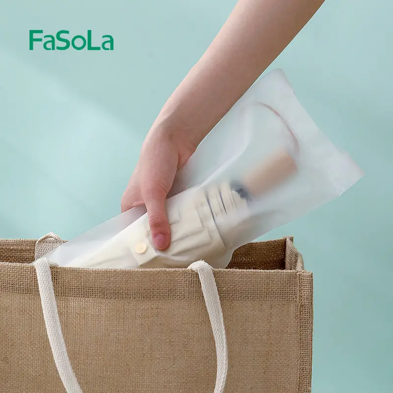 Fasola Portable Waterproof Plastic Bag Out-And-Out Storage Car Wet Umbrella Bag Translucent Bag Umbrella Storage Bag