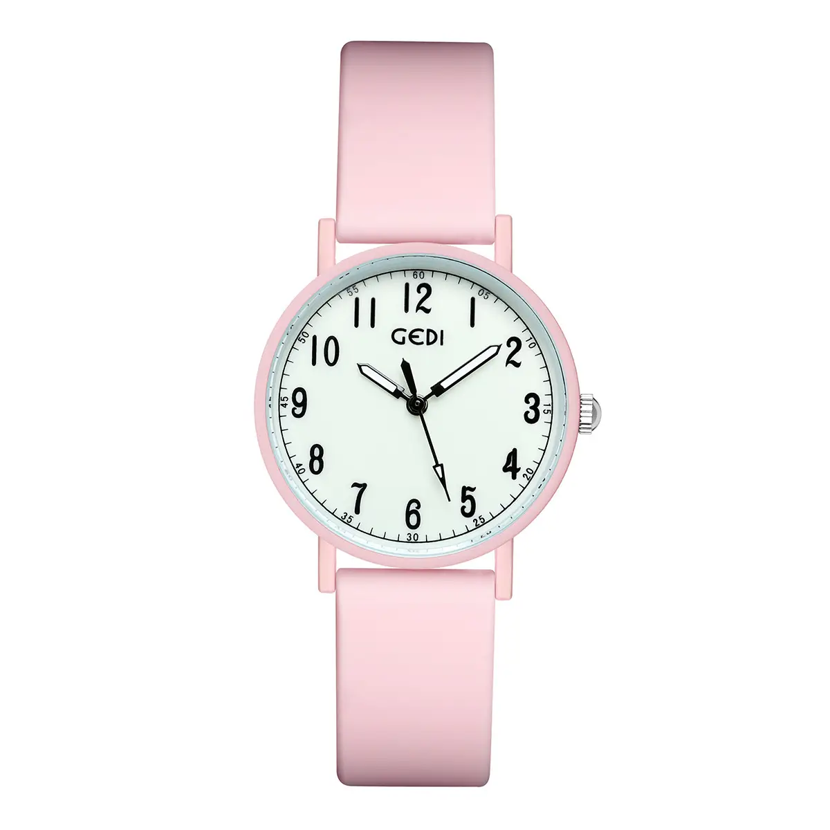 Goldie Silicone Student Watch Mint Green Waterproof Quartz - Image 2