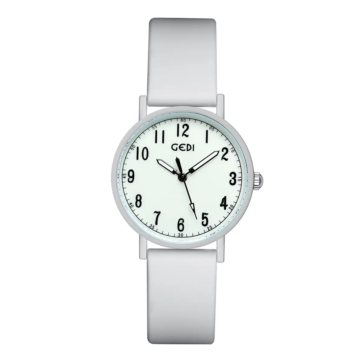 Goldie Silicone Student Watch Mint Green Waterproof Quartz - Image 4