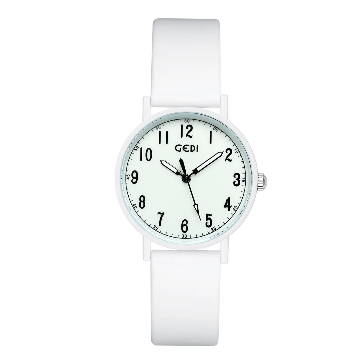 Goldie Silicone Student Watch Mint Green Waterproof Quartz - Image 7