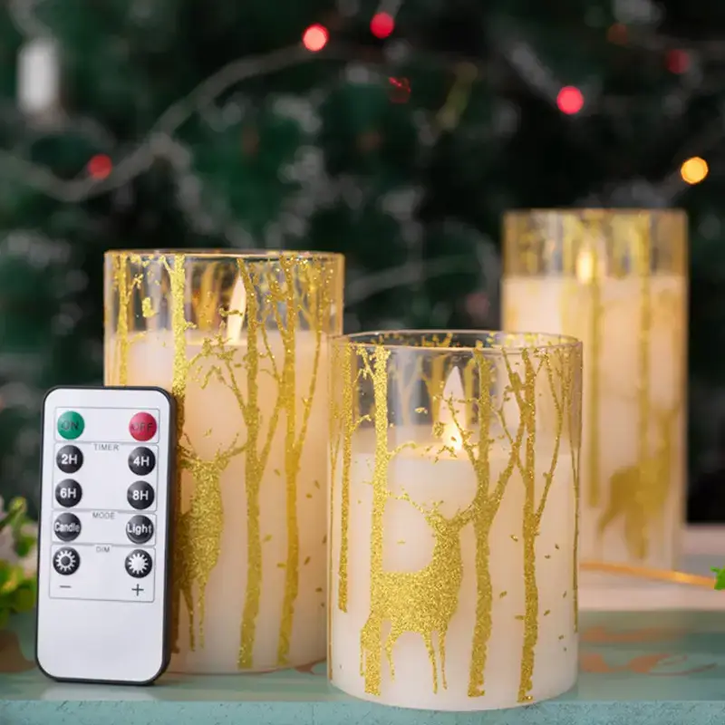 LED Electronic Candle for Christmas Holiday Atmosphere
