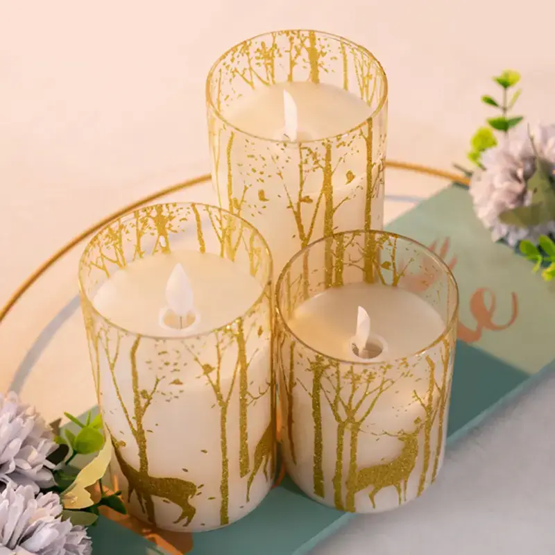 LED Electronic Candle for Christmas Holiday Atmosphere