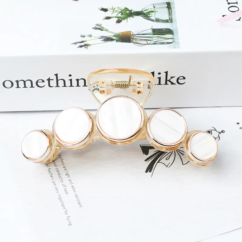 French Style Large Hair Grab Clip 30g Elegant Design - Image 13