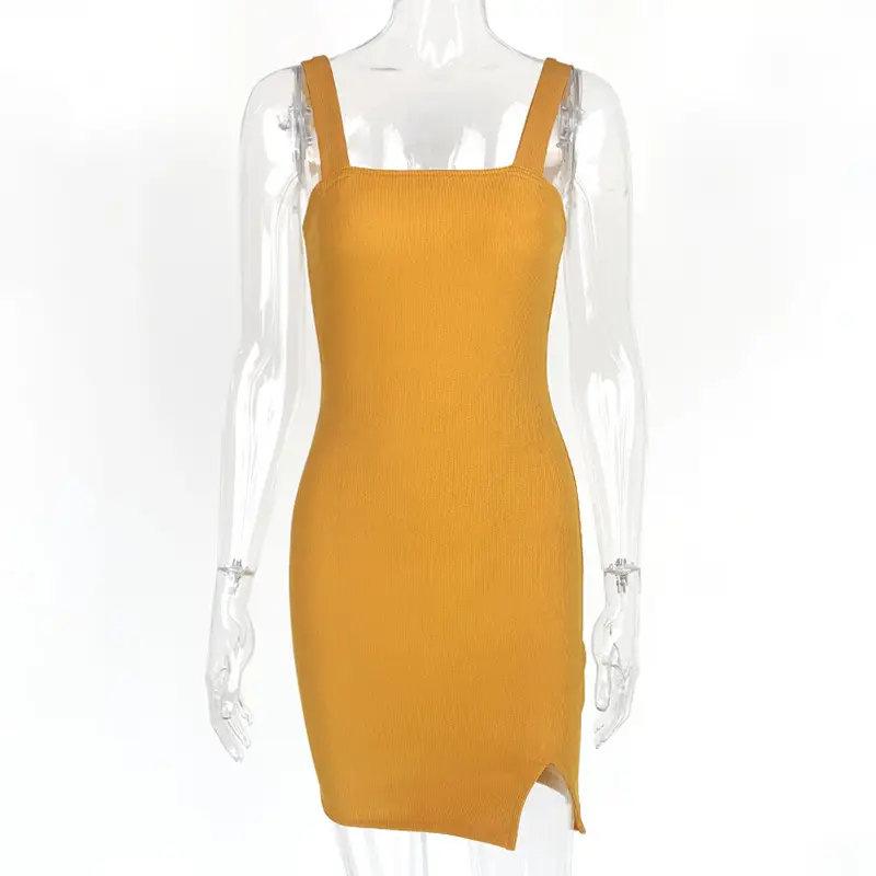 2025 Green Slim Sling Skirt Dress for Women