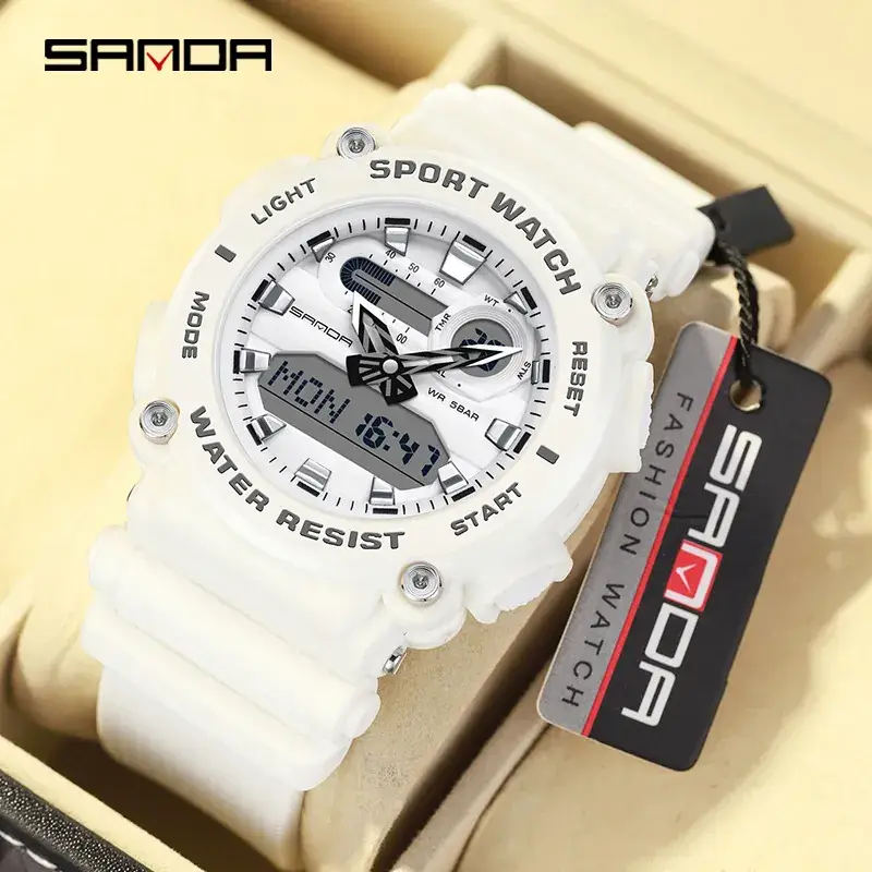 Korean Sports Watches Multi-Function Waterproof Men's Wrist Watches - Image 11