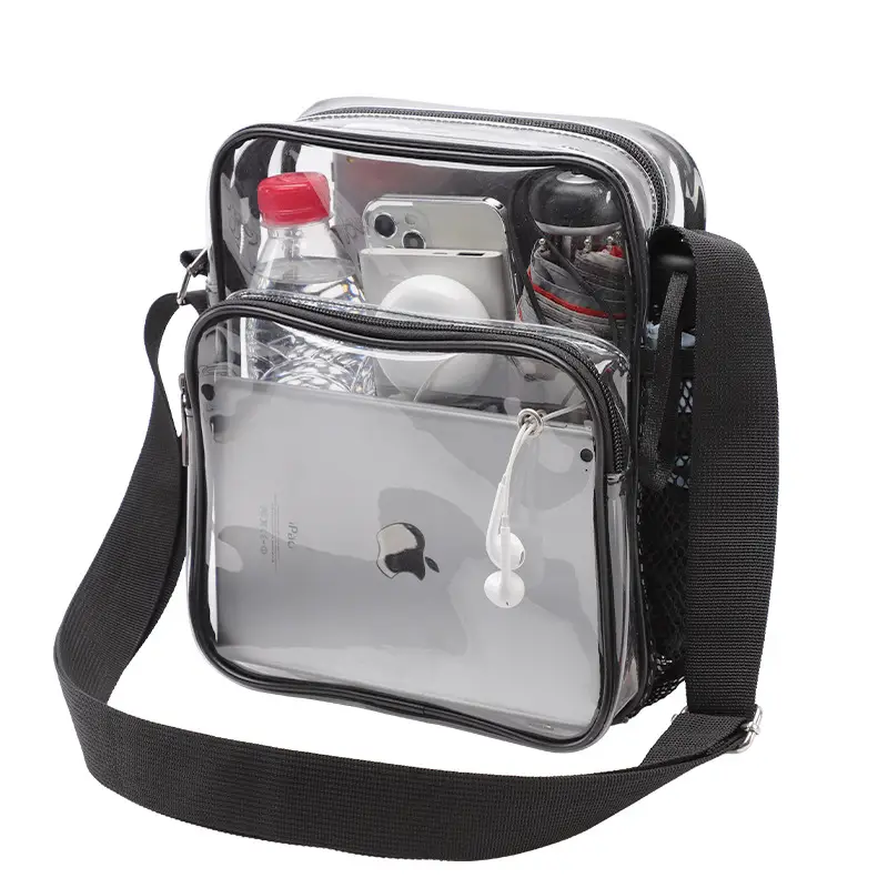 Transparent Waterproof Crossbody Bag for Men