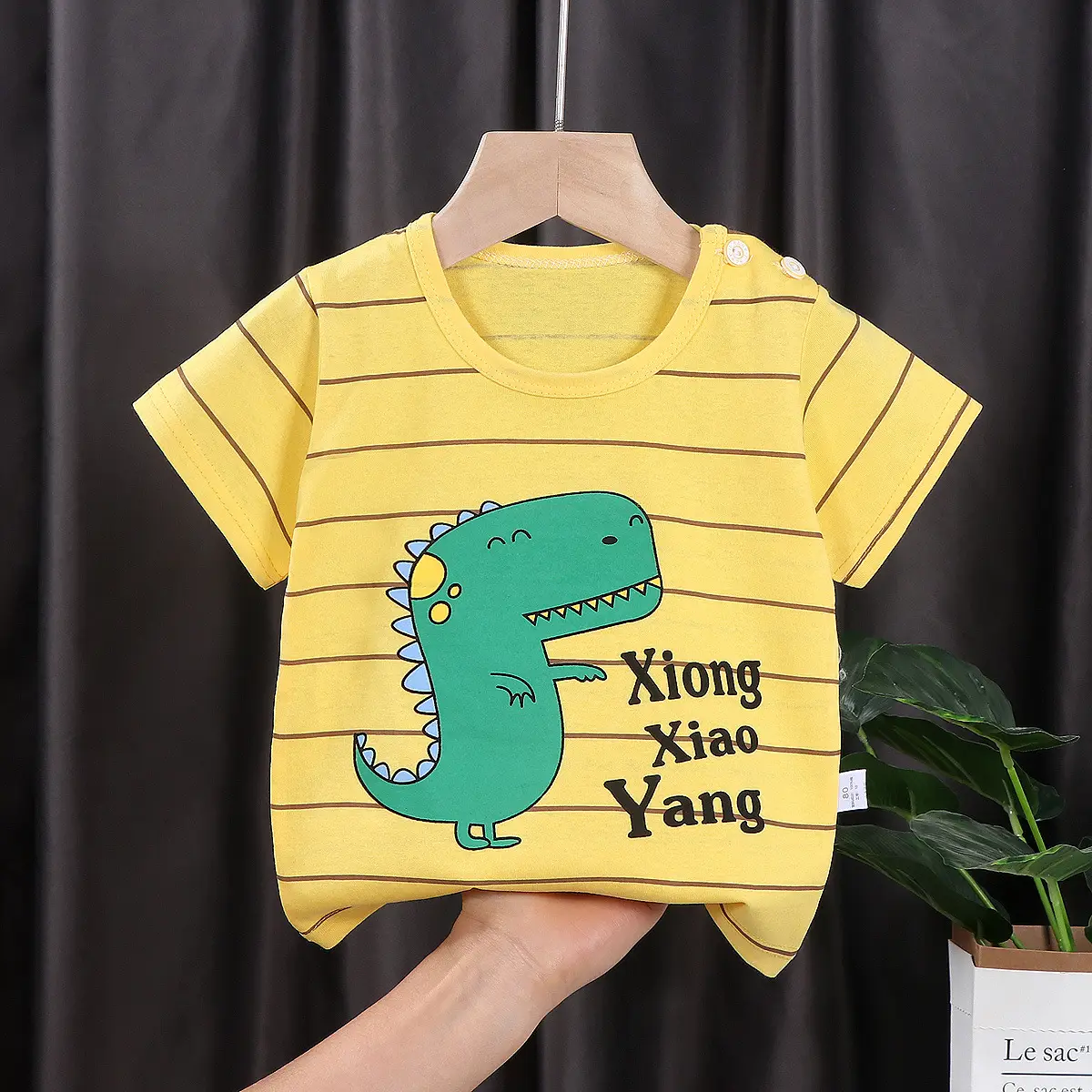 White Baby T-Shirt with Smile Graphic 2026 Kids Wear - Image 25