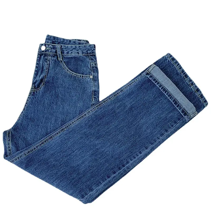 Vintage Light Blue Wide Leg Jeans for Women