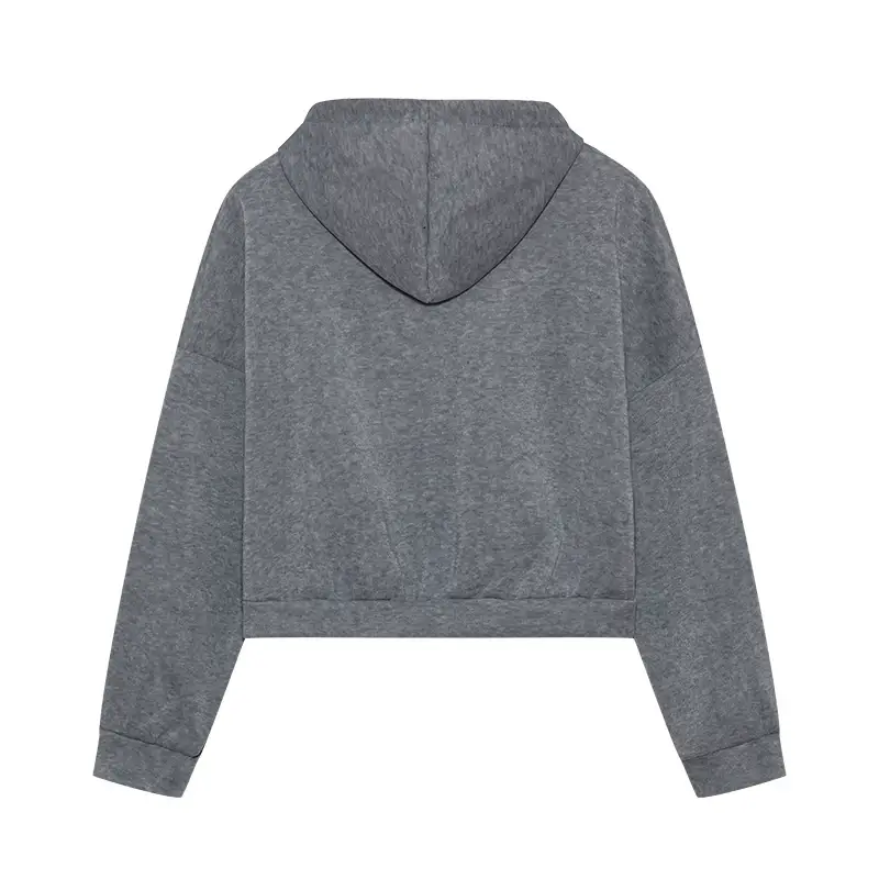 Women's 2026 Cross-Border Sweatshirt Jacket Sports Suit Brown Grey — feature 17