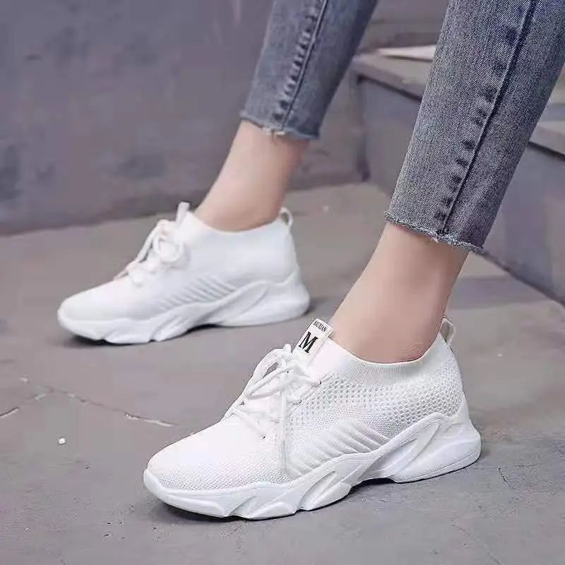 Manufacturer Wholesale 2025 Sports Shoes Women's Shoes Flats Spring and Summer New Mesh Breathable Shoes Women's Casual Shoes Women's Fashion