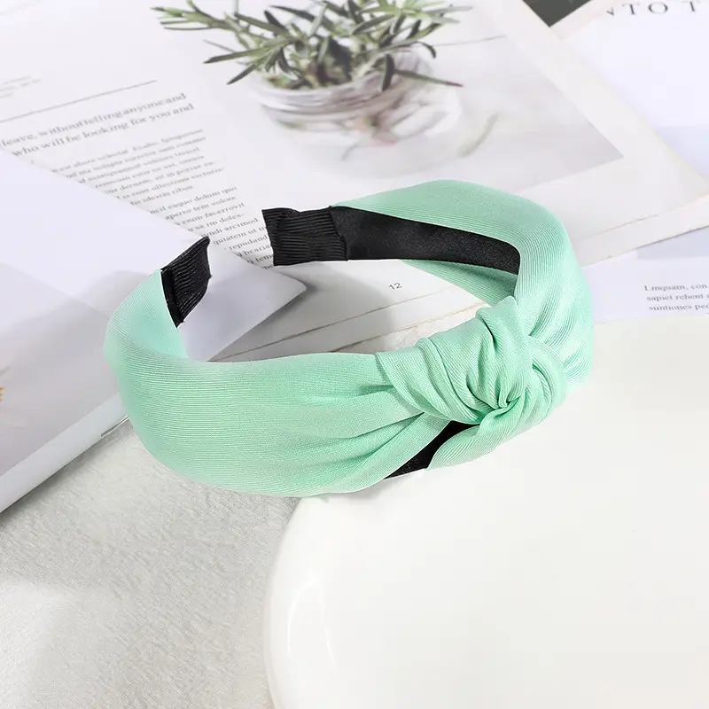Blue Velvet Cranial Headband for Women - Image 34
