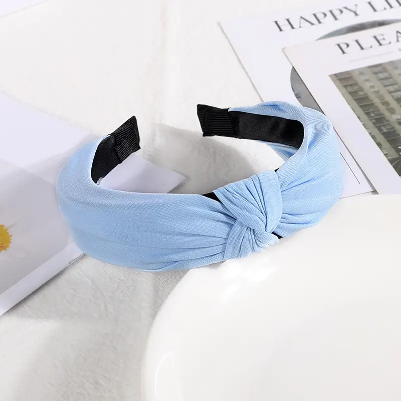 Blue Velvet Cranial Headband for Women - Image 36