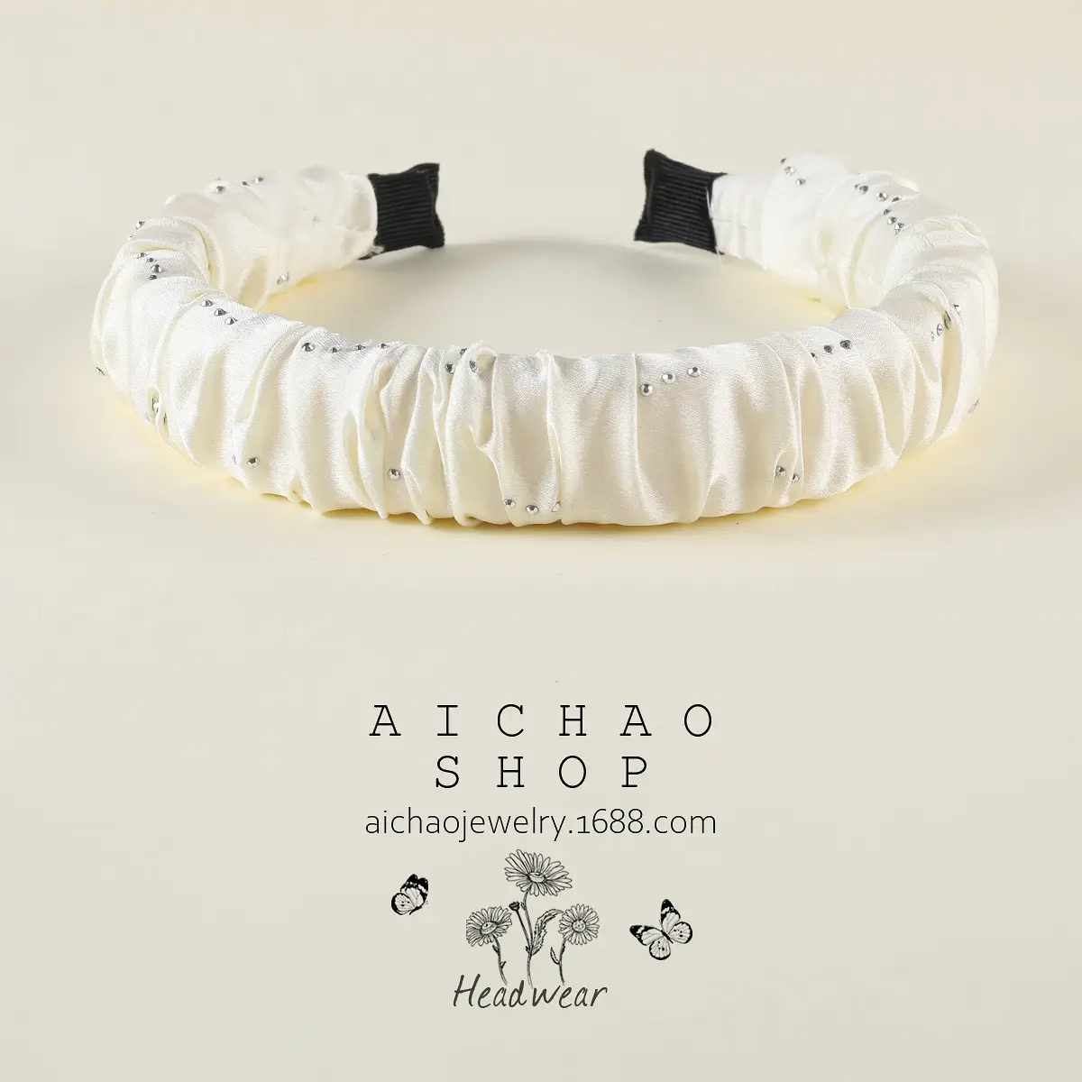 Blue Velvet Cranial Headband for Women - Image 50