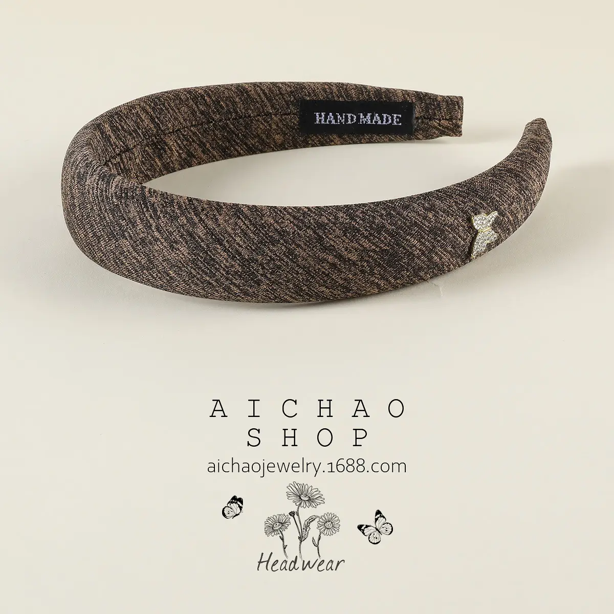 Blue Velvet Cranial Headband for Women - Image 96