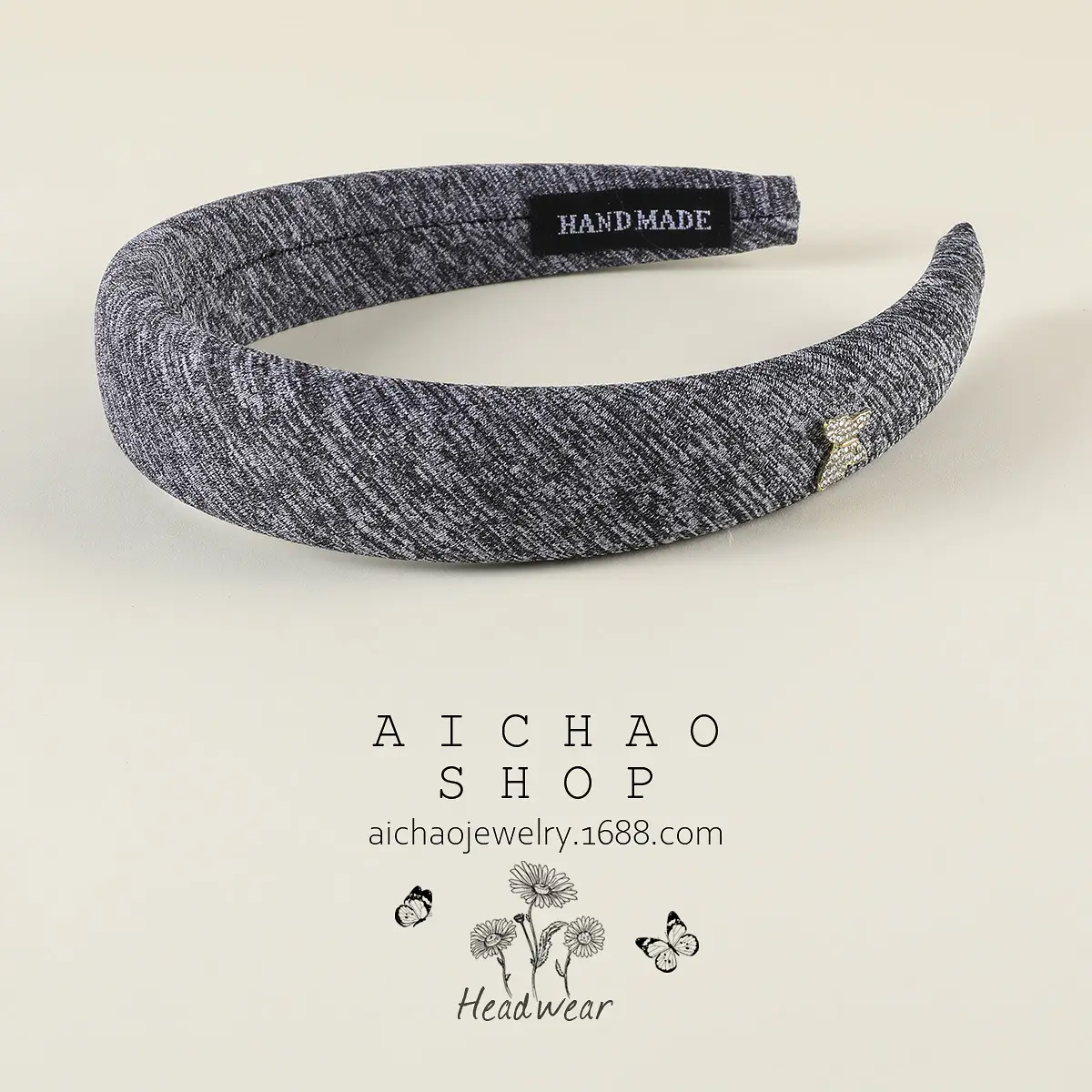 Blue Velvet Cranial Headband for Women - Image 97