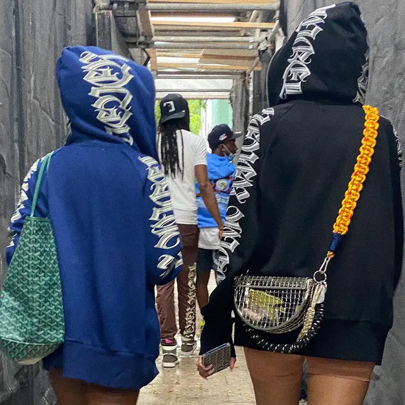 2024 Women's Letter Print Hooded Sweatshirt — feature 6