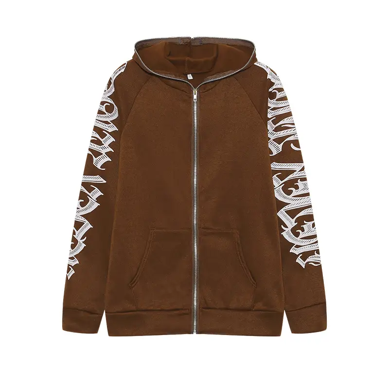 2024 Women's Letter Print Hooded Sweatshirt - Image 3
