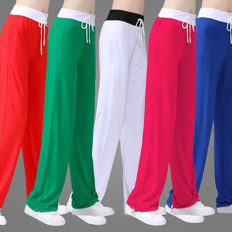 Women's Loose Casual Wide Leg Pants Jumping Sports Pajama - Image 9
