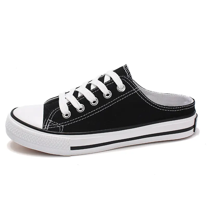 Women Canvas Casual Sneakers Maroon White Sole - Image 10