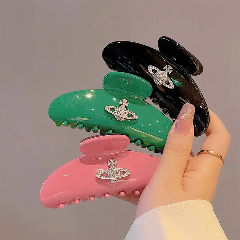 Korean Style Full Diamond Clip Headwear - Image 4