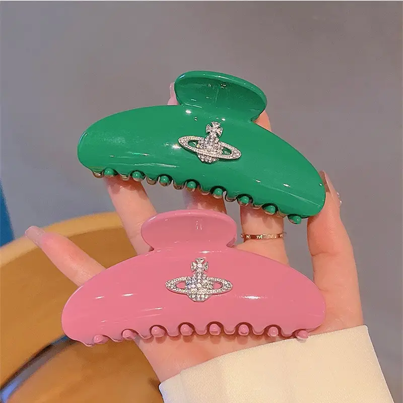 Korean Style Full Diamond Clip Headwear - Image 5