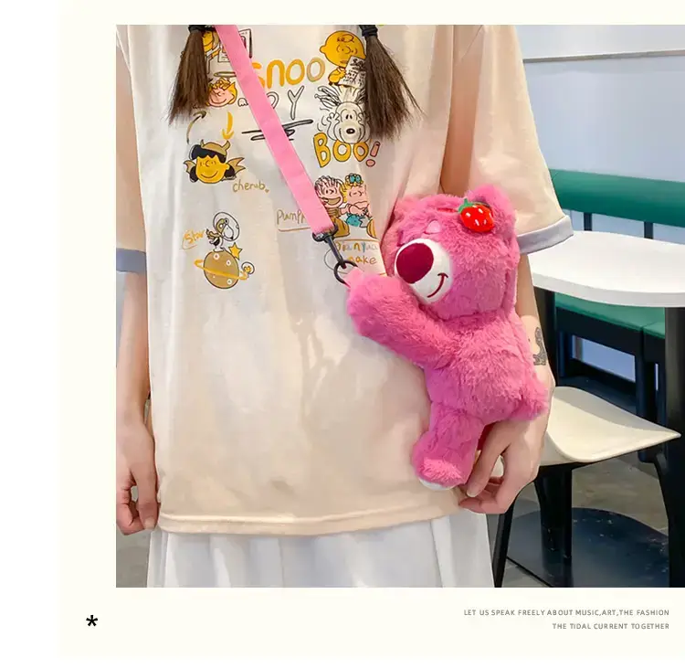 Cute Pink Bear Crossbody Bag for Girls — feature 10