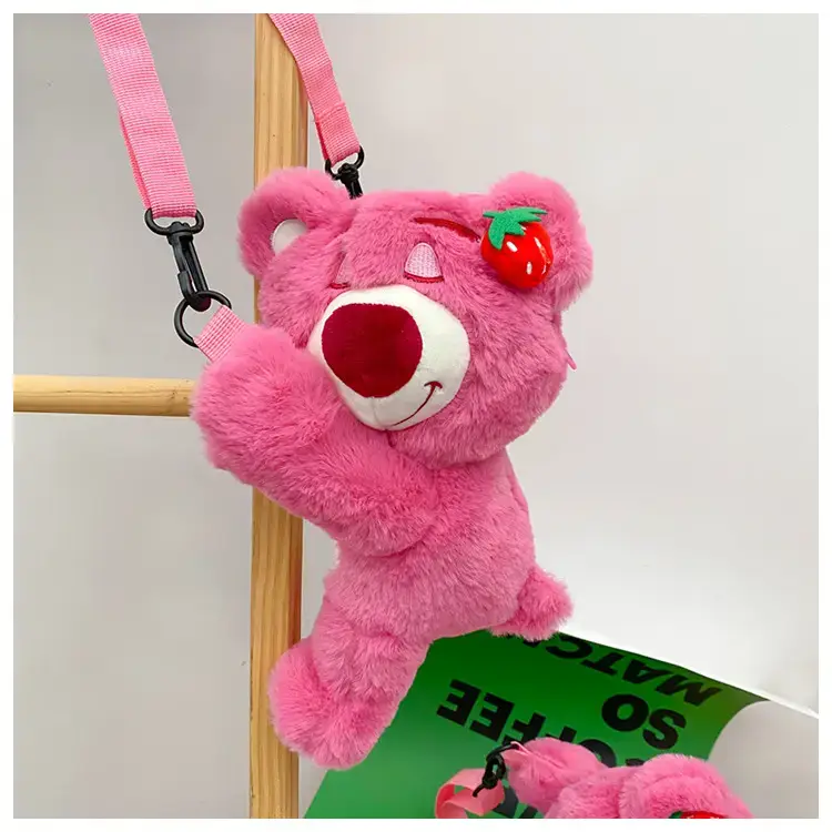 Cute Pink Bear Crossbody Bag for Girls — feature 29