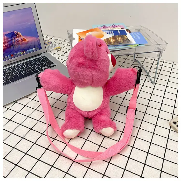 Cute Pink Bear Crossbody Bag for Girls — feature 34