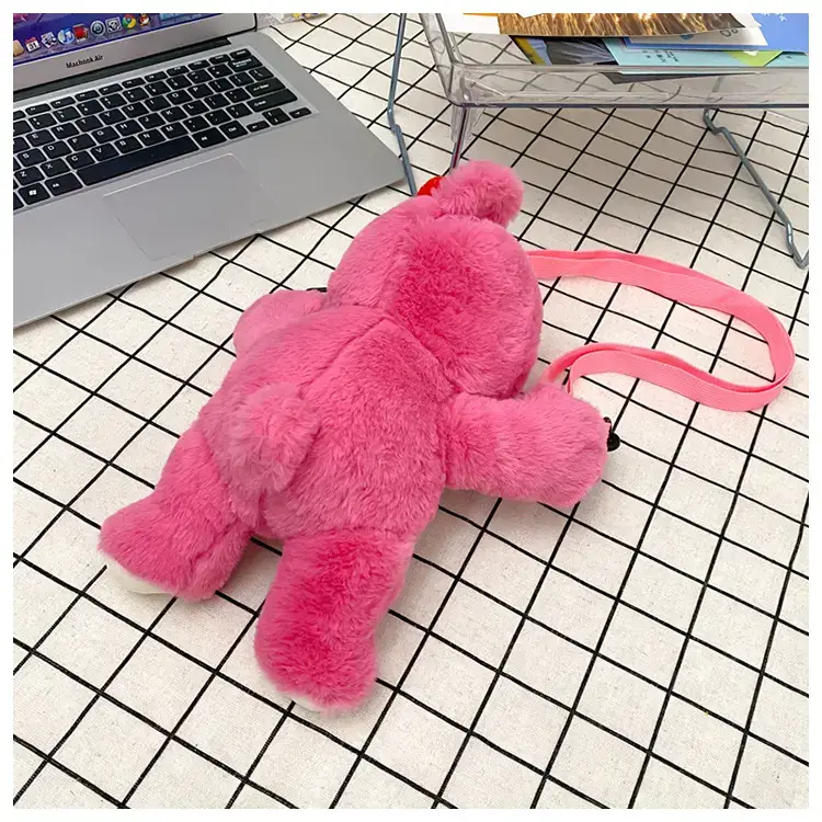 Cute Pink Bear Crossbody Bag for Girls — feature 35