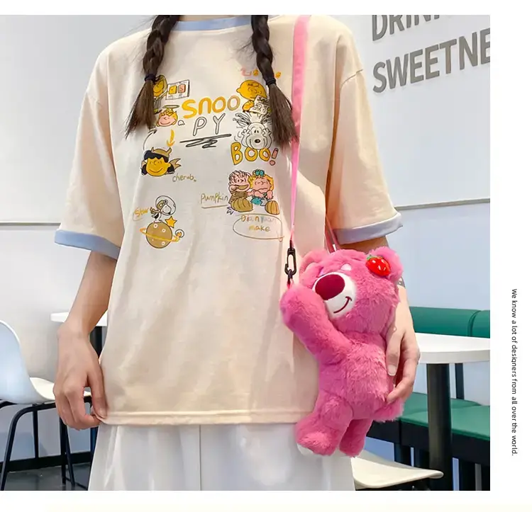 Cute Pink Bear Crossbody Bag for Girls — feature 9