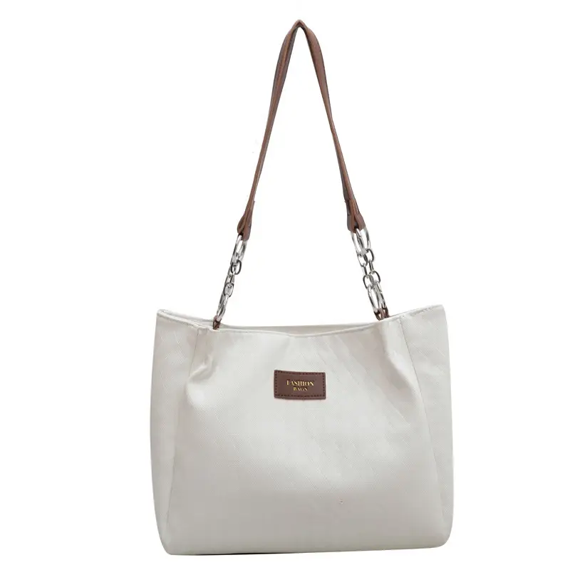 White Leather Shoulder Bag for Women 2025 New Spring - Image 8