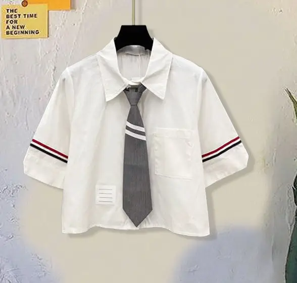 New Style Pocket Pleated Skirt for Students Black White Gray Khaki - Image 4